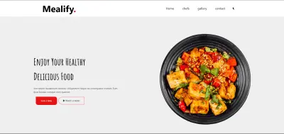 موقع هبوط احترافي لمطعم صحي يركز على عرض الوجبات بطريقة جذابة مع تجربة مستخدم سلسة.