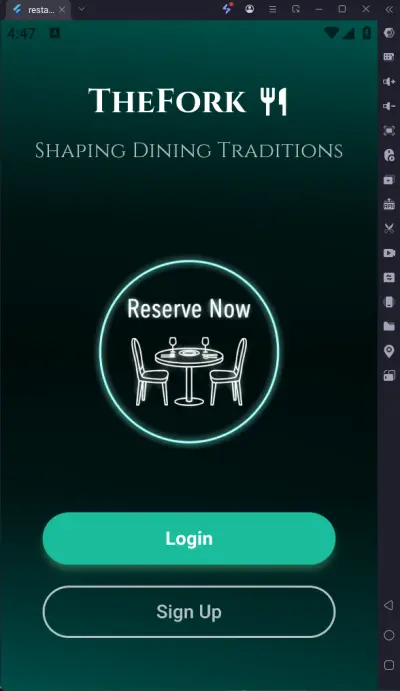 برنامج حجز مطاعم