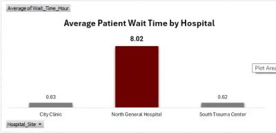 تحليل بيانات الرعاية الصحية باستخدام Excel Pivot Tables وPivot Charts