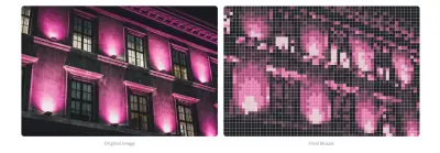 نظام معالجة الصور وتوليد الموزاييك الفني بالذكاء الاصطناعي | Smart Mosaic System