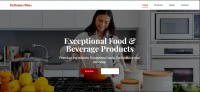 تصميم وتكويد موقع تعريفي متجاوب وأنيق (HTML & CSS)