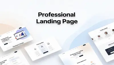 تصميم وإنشاء صفحة هبوط احترافية Landing Page متجاوبة