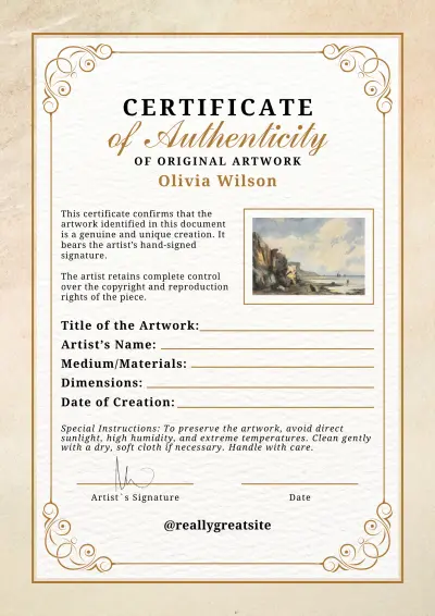 تصميم شهادة تقدير كلاسيكية أنيقة بإطار ذهبي