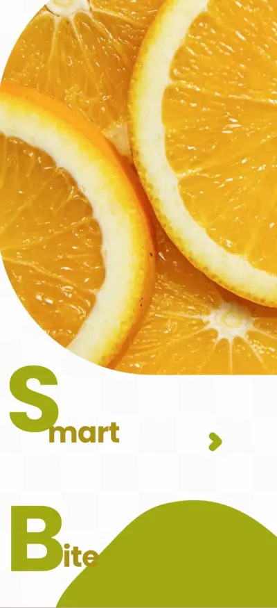 تصميم واجهات تطبيق صحي (SmartBite) UI/UX احترافي وسهل الاستخدام