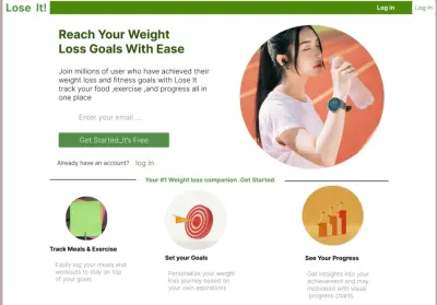 Lose It – إعادة تصميم تطبيق وتتبع الصحة (UI/UX Case Study)