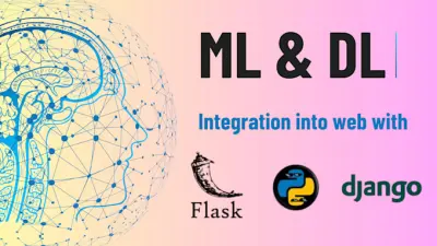 صورة العمل تطوير تطبيق ويب بـ Django + Machine Learning