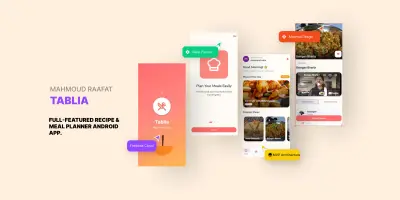 تطبيق   أندرويد جافا"Tablia planner" متكامل لاكتشاف الوصفات وتنظيم الوجبات