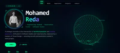 موقع شخصي بورتفوليو