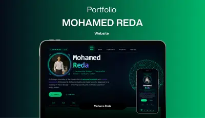 موقع شخصي بورتفوليو