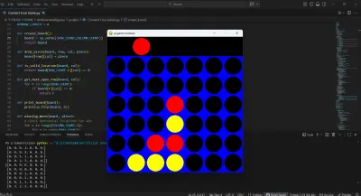 Connect 4 Game With Ai Agent