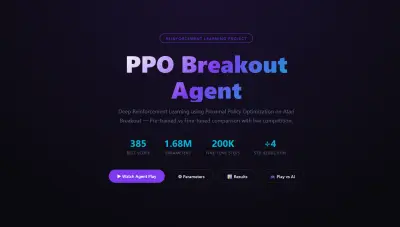 مشروع Reinforcement Learning — تدريب وضبط وكيل ذكاء اصطناعي للعب Breakout باستخدام PPO و HuggingFace