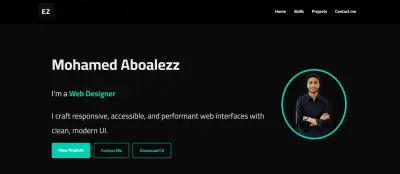 تصميم موقع شخصي Protoflio احترافي لعرض عملك