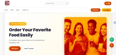 تطوير وتصميم موقع الكتروني