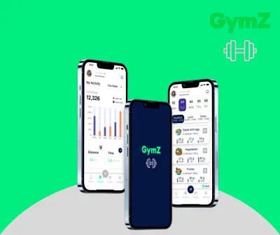 GymZ Fitness Mobile App UI