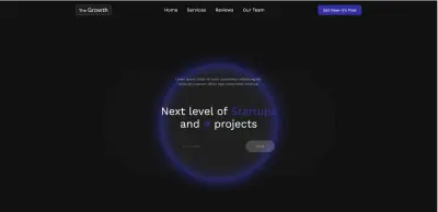 برمجة واجهة موقع تعريفي (Landing Page) متجاوبة بالكامل