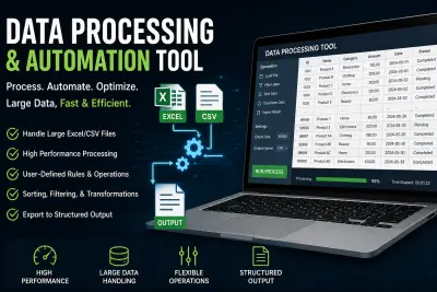 High Performance Excel CSV Data Processing Tool