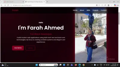 Personal Portfolio Website Design