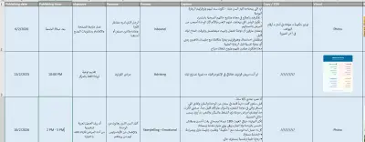 إعداد خطة محتوى شهرية لصفحة حكيمة المتخصصة في رعاية كبار السن