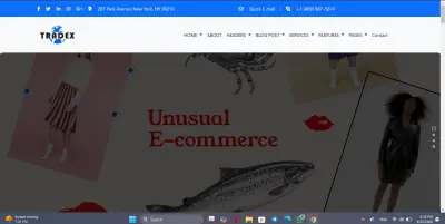 تصميم موقع الكتروني frontend