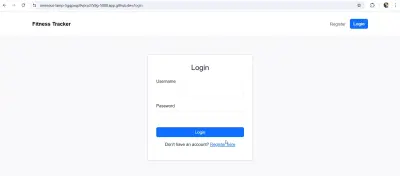 Fitness Tracker a web-based application