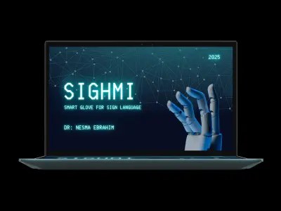 SIGHMI – عرض تقديمي لمشروع قفاز ذكي للغة الإشارة