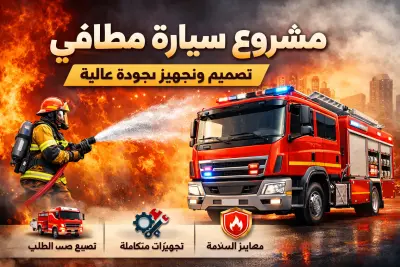 تصميم وتنفيذ مشروع عربة إطفاء حرائق ذكية (Fire Fighting Robo)