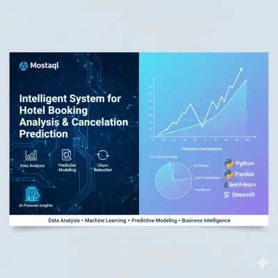 نظام ذكي لتحليل بيانات الفنادق وتوقع إلغاء الحجوزات