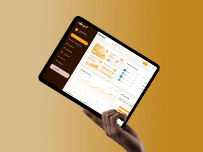 صورة العمل Cafe Management Dashboard UI/UX Design