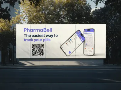 صورة العمل PharmaBell | تطبيق لتذكير وتتبع مواعيد الأدوية لكبار السن
