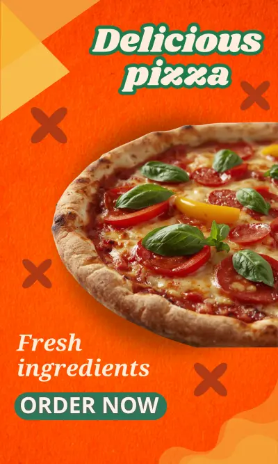 إعلان بيتزا