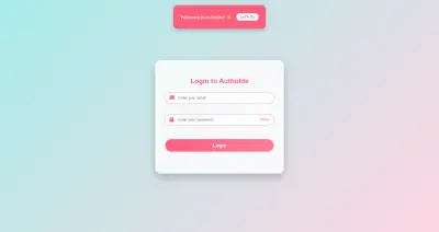 Responsive Login Form باستخدام HTML و CSS