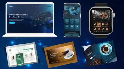 تطوير واجهات مستخدم احترافية وشاملة لمختلف الشاشات (Responsive Multi-Platform UI)