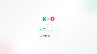 صورة العمل تصميم لعبة  X O او لعبة (Tic Tac Toe)