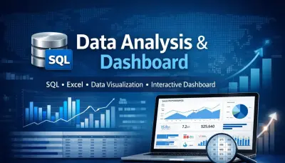 تصميم Dashboard احترافي لتحليل البيانات وعرض