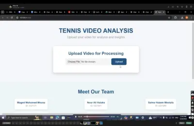 تحليل أداء لاعبي التنس باستخدام Computer Vision و YOLO