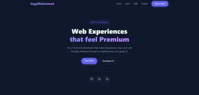 تصميم بورتفوليو ويب سايت