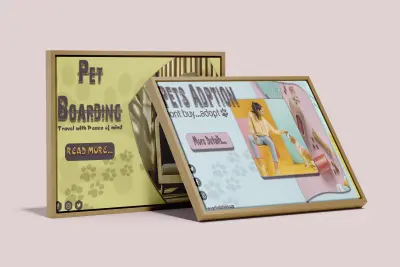 تصميم بنرات اعلانات ويب سايت و فيس بوك واستجرام high quility