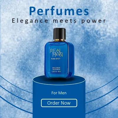 تصميم اعلاني انيق و جذاب لعطر