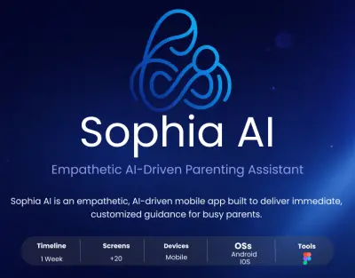 UI UX Case Study For "Sophia AI" Parenting Application