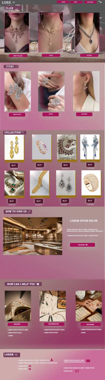 تصميم براند مجوهرات