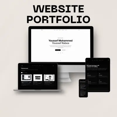 Portfolio شخصی احترافي بـ Next.js و Tailwind CSS