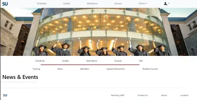 SU - University Management Website
