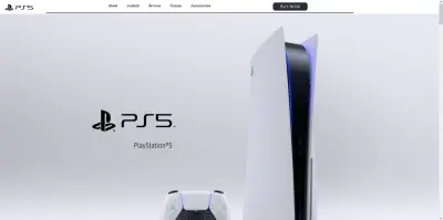 ps5 - Landing Page