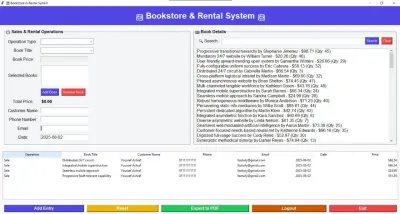 Bookstore &Rental System