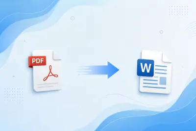 صورة العمل تحويل ملف PDF إلى Word مع الحفاظ الكامل على التنسيق والخطوط الأصلية.