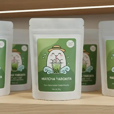 تصميم علبة ماتشا