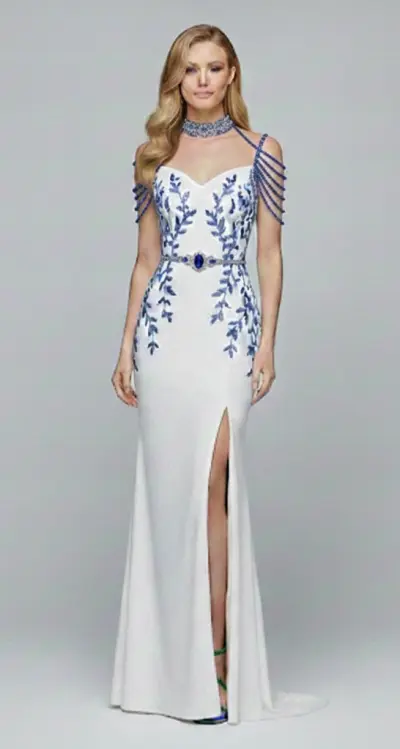 تصميم فستان سهرة