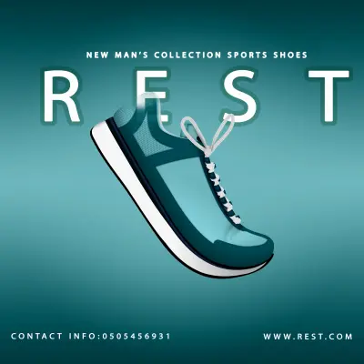 سوشيال ميديا ديزاين لبراند احذية