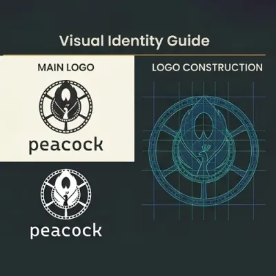 brand identity لبراند peacock