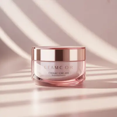 مشروع تصميم إعلان كريم للعناية بالبشرة